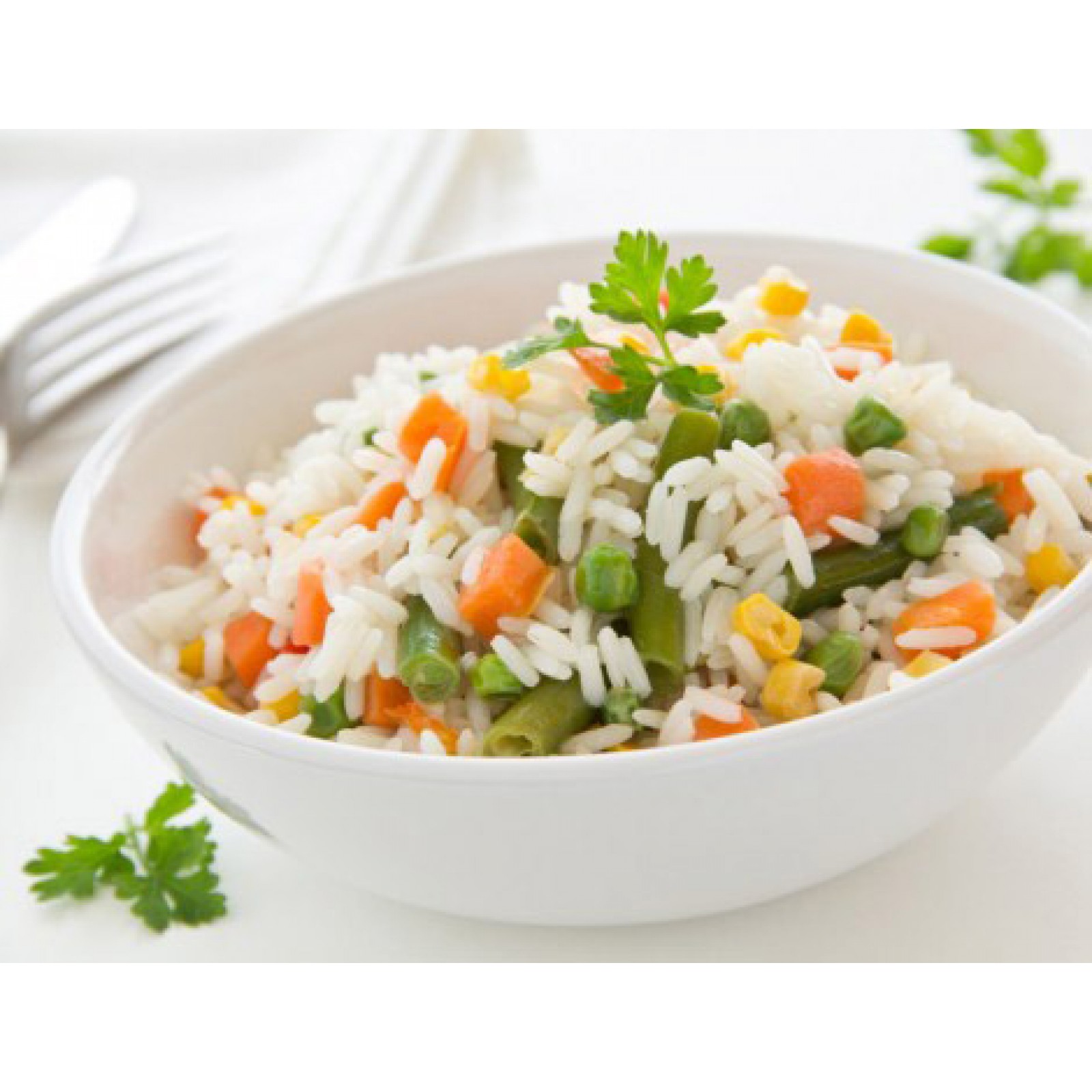 Рис с овощами на гарнир