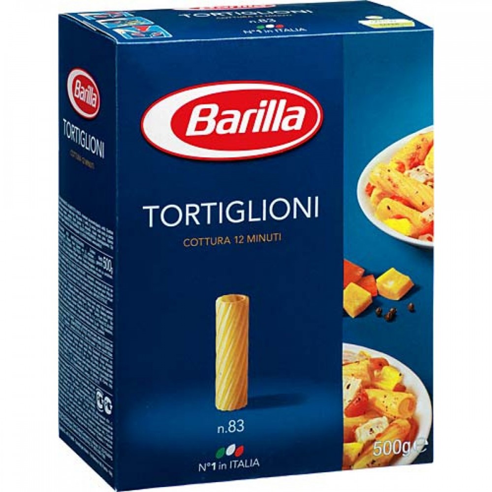 Barilla. Макароны Барилла тортиглиони. Ригатони Барилла. Паста Tortiglioni 500г.. Barilla макароны Tortiglioni n.83, 500 г.